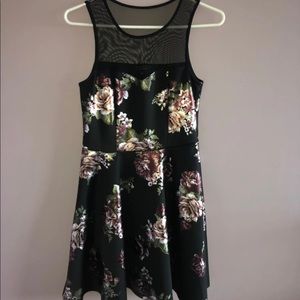 Gorgeous Black Floral Dress